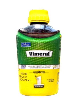 Virbac Vimeral Pets Liquid Supplement Of Vitamins 120ml